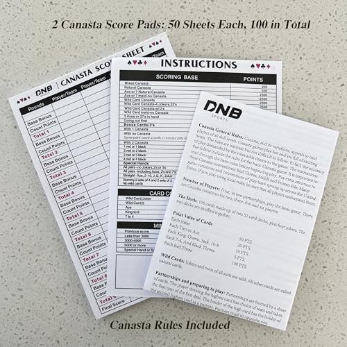 Juego de Canasta DNB con 9 barajas azules miniatura 4