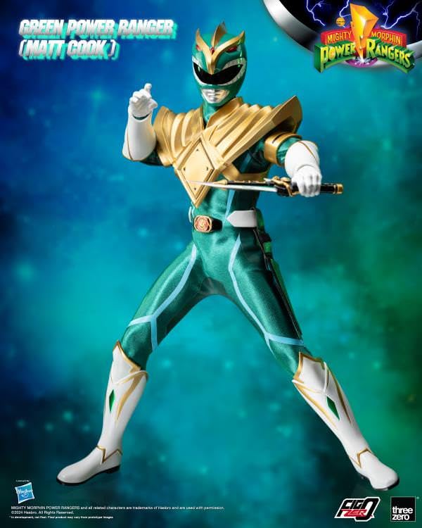 特撮 MIGHTY MORPHIN POWER RANGER three zero Threezero Mighty Morphin Power Rangers FigZero Green Ranger (Matt