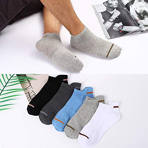 CXKWZ Men'S Socks Men'S Summer Comfortable Cotton Socks Fashion Casual 5 Pairs Of Men'S Socks
