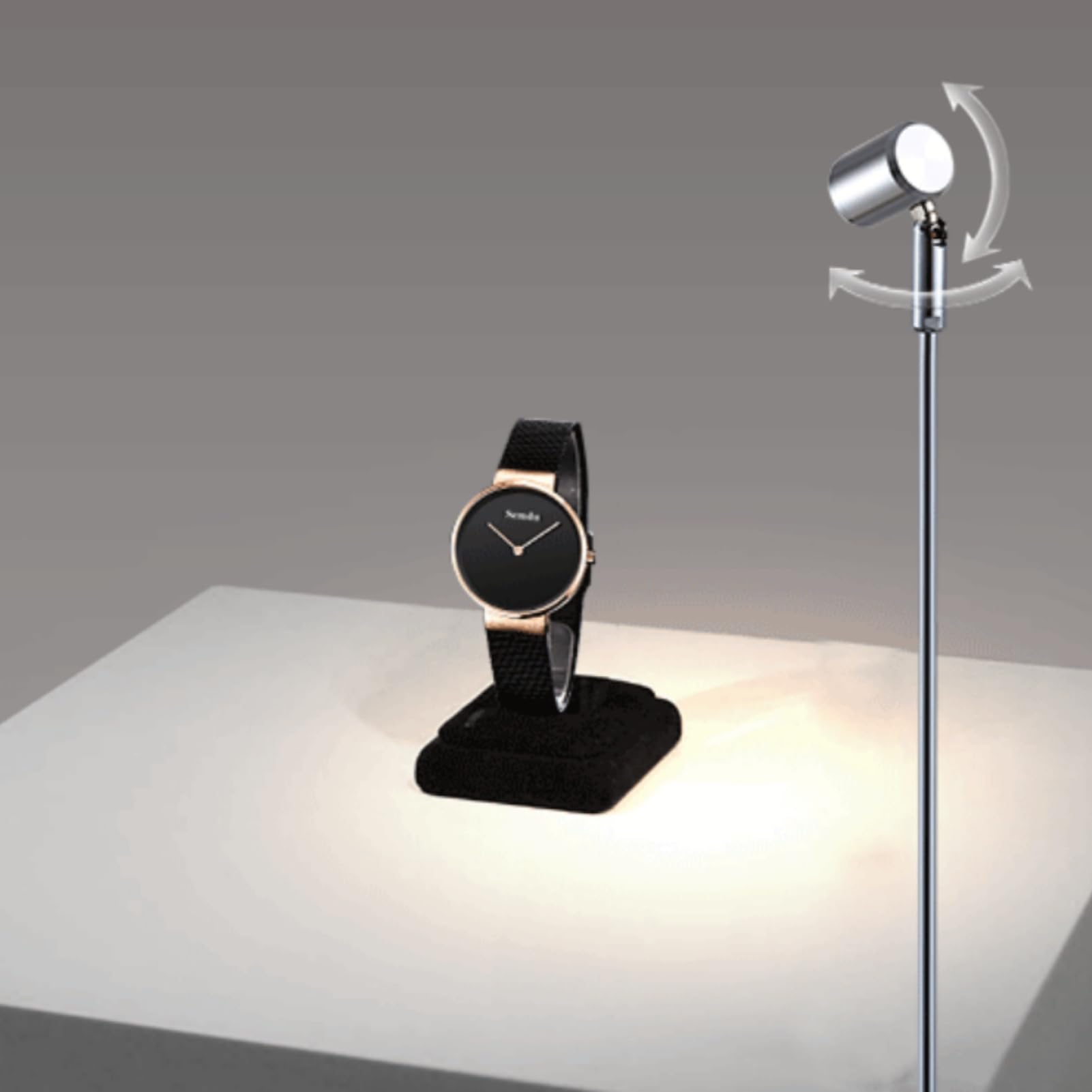 Msiud LED Mini Spotlight Cabinet Lamp, Eye Care Upright Spotlight - Image 3