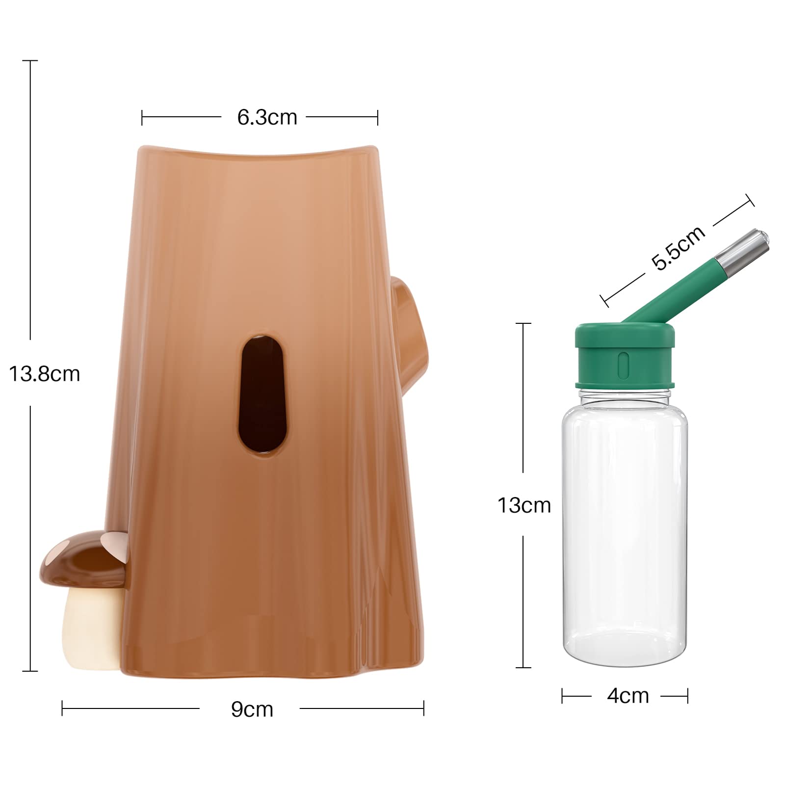 Amazon.co.jp: BUCATSTATE ハムスター ボトル ロールボール 給水器