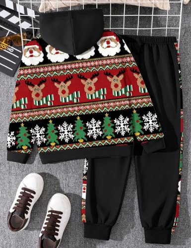 Image of Boys Clothes Fall Winter Outfits Camouflage Long Sleeve Hoodie and Pants 2PC Kids Clothes Boys for 5-14 Years
