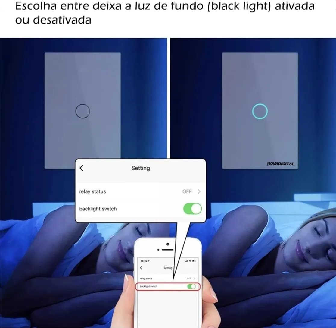 Interruptor Inteligente Lite 2 Botões Touch Testado por 7 dias