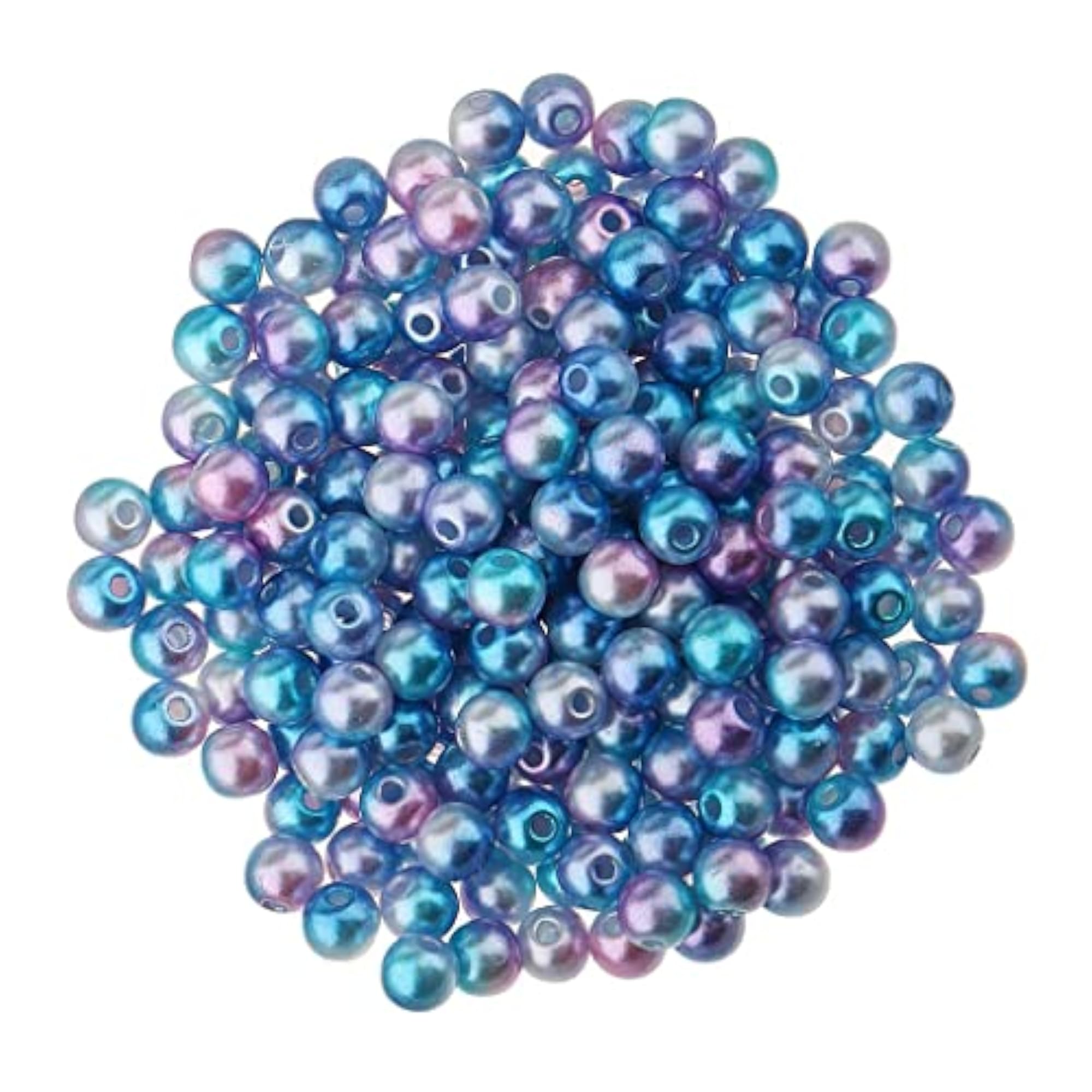 500Pcs 4mm Colored Imitation Pearl Loose Beads