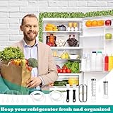 14 Pcs Fridge Drain Hole Cleaning Tool Kit,Cleaning Brush Tool Kit,Reusable Fridge Drain Pipe Blocked Dredging Tool,Refrigerator Drain Hole Blockage Remover Kits for All Refrigerator Cleaning - Image 6