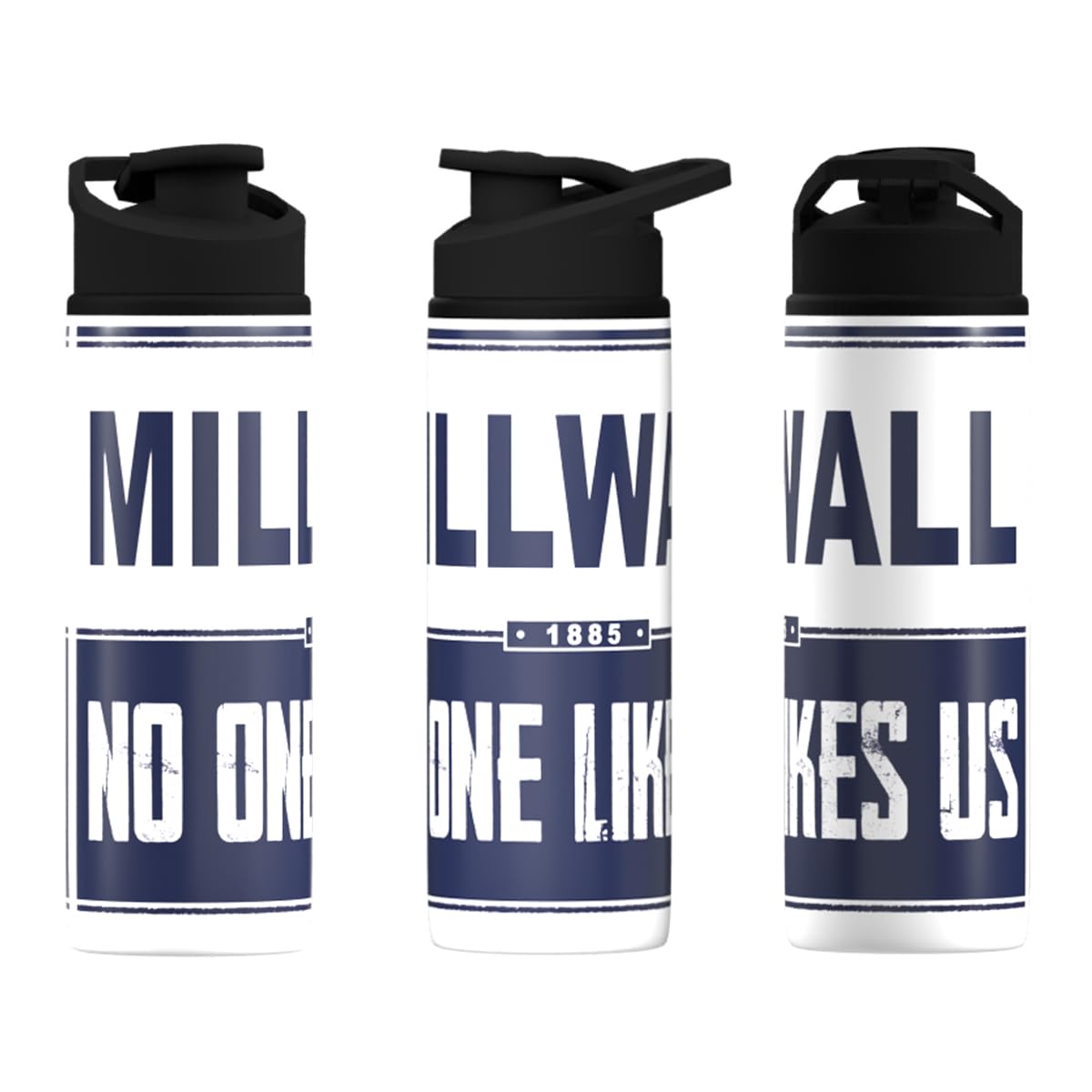 Partisan Millwall No One Likes Us Big Mouth Water Bottle (600ml)