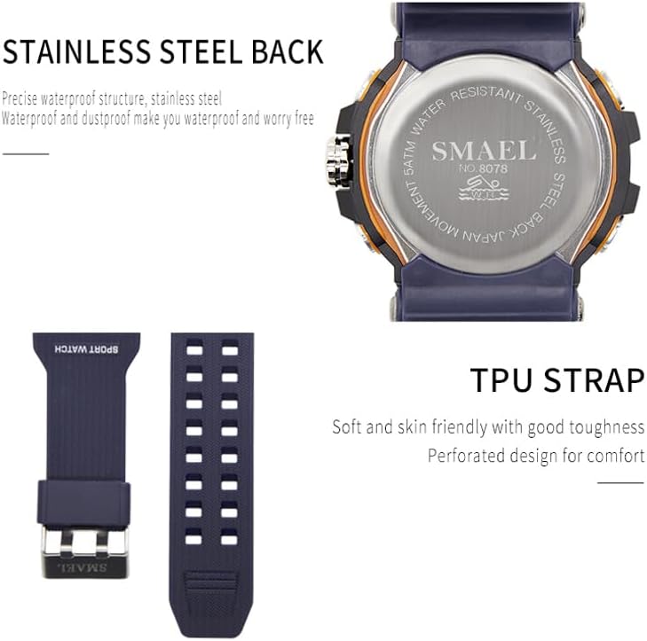 Image showing the flexible TPU strap of the watch