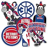 Desert Cactus Detroit Pistons NBA Officially Licensed Sticker Vinyl Decal Laptop Water Bottle Car Scrapbook (Type 2-Mascot)