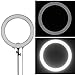 Neewer 18 inches 55W Dimmable LED Ring Light and Light Stand Lighting Kit - 240 LED Beads SMD Ring Light,6.5 feet Adjustable Light Stand,Ball Head Hotshoe Adapter for Camera Photo Studio YouTube Video