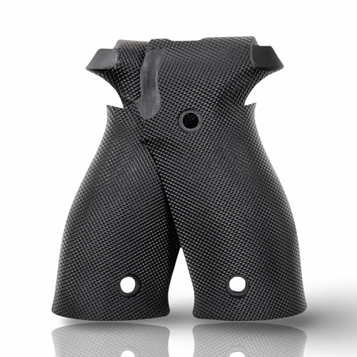 Zib Grips Aggressive Checkered Polymer Series Pistol Grips Compatible with, 1911 & Clones, Beretta, Sig Sauer, CZ, Browning, Taurus, Jericho, Ruger etc. (Sig Sauer P226) - Image 4