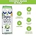 C2O Pure Coconut Water with Pulp | Plant Based | Non-GMO | No Added Sugar | Essential Electrolytes | 17.5 FL OZ (Pack of 12)