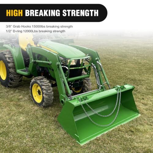 Image of Nilight Tractor Bucket Grab Hook with Tie-Down Ring & Back Plate