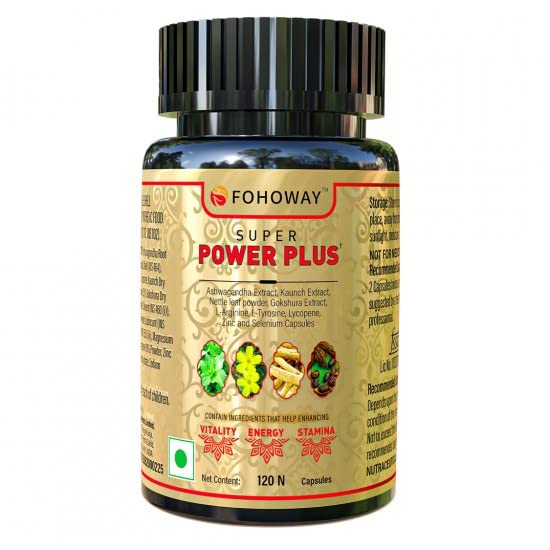 Buy FOHOWAY Super POWER PLUS Capsules (120 Capsules) Online at Low Prices in India Amazon.in