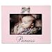 Lawrence Frames Wash Princess Picture Frame Bow Ornament, 6 by 4-Inch, Pink