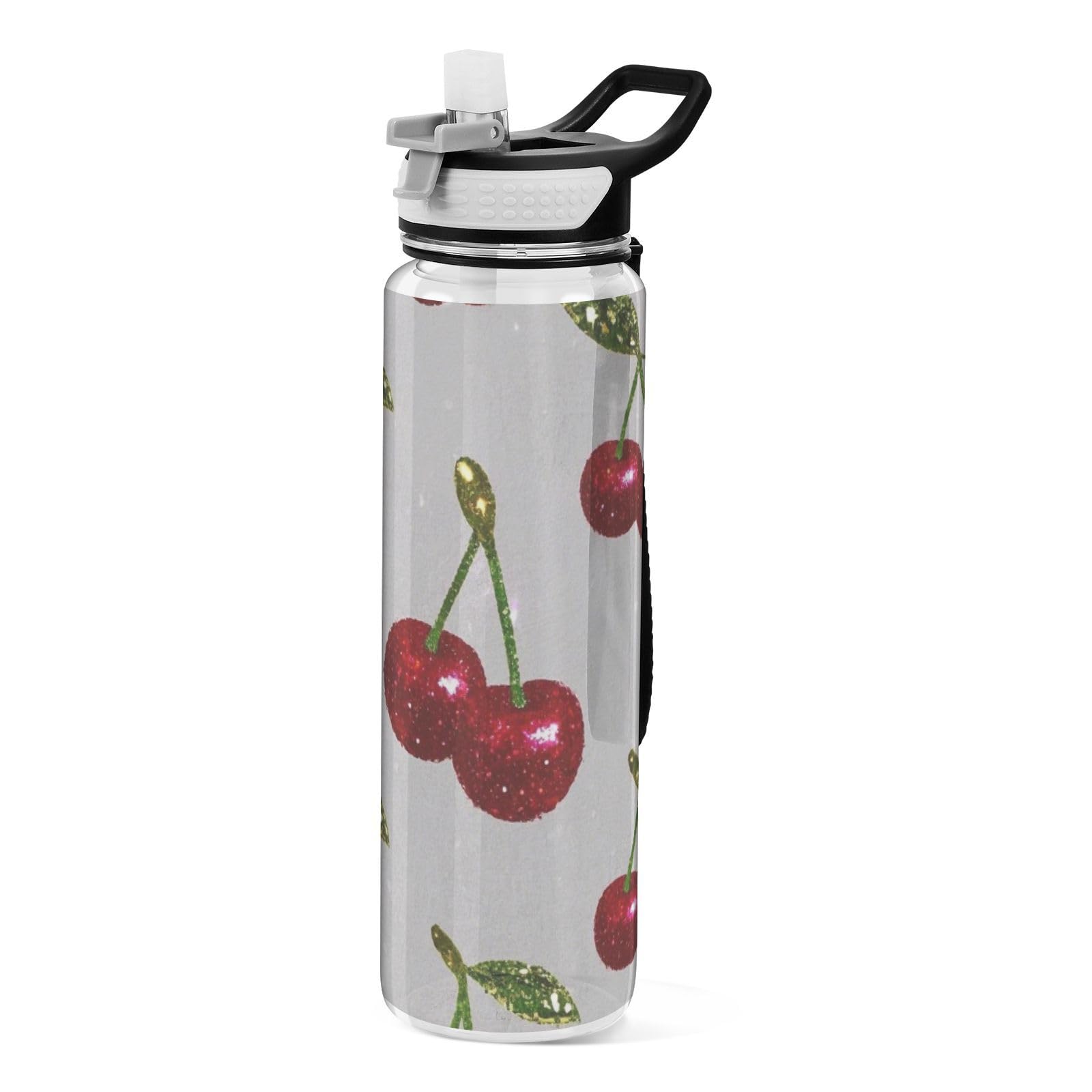 Gourde en tritan de qualité supérieure 946 ml aspect paillettes gris