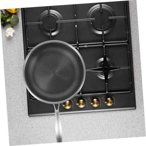 Wok de acero inoxidable antiadherente 12 pulgadas miniatura 6