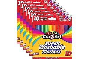 Cra-Z-Art Classic Colors 10 Count Washable Markers