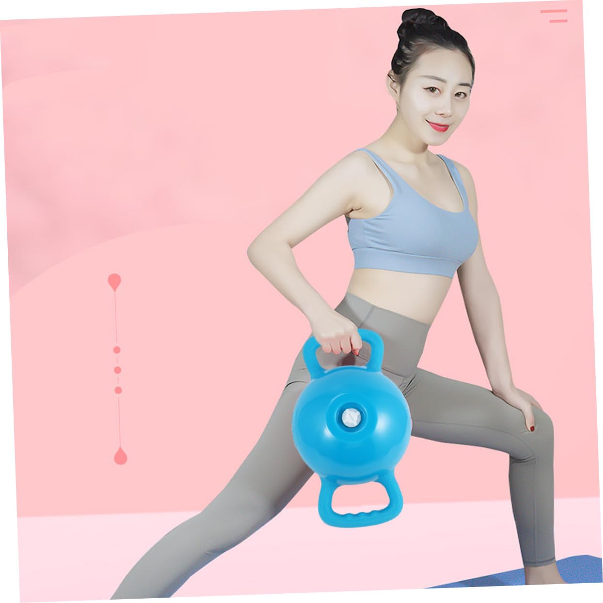 Kettlebell Gym Water Kettlebell Equipment Yoga Regulowany Odważnik Z Podwójnymi Uchwytami Odważniki Odważniki Z Pcv Do Sportu