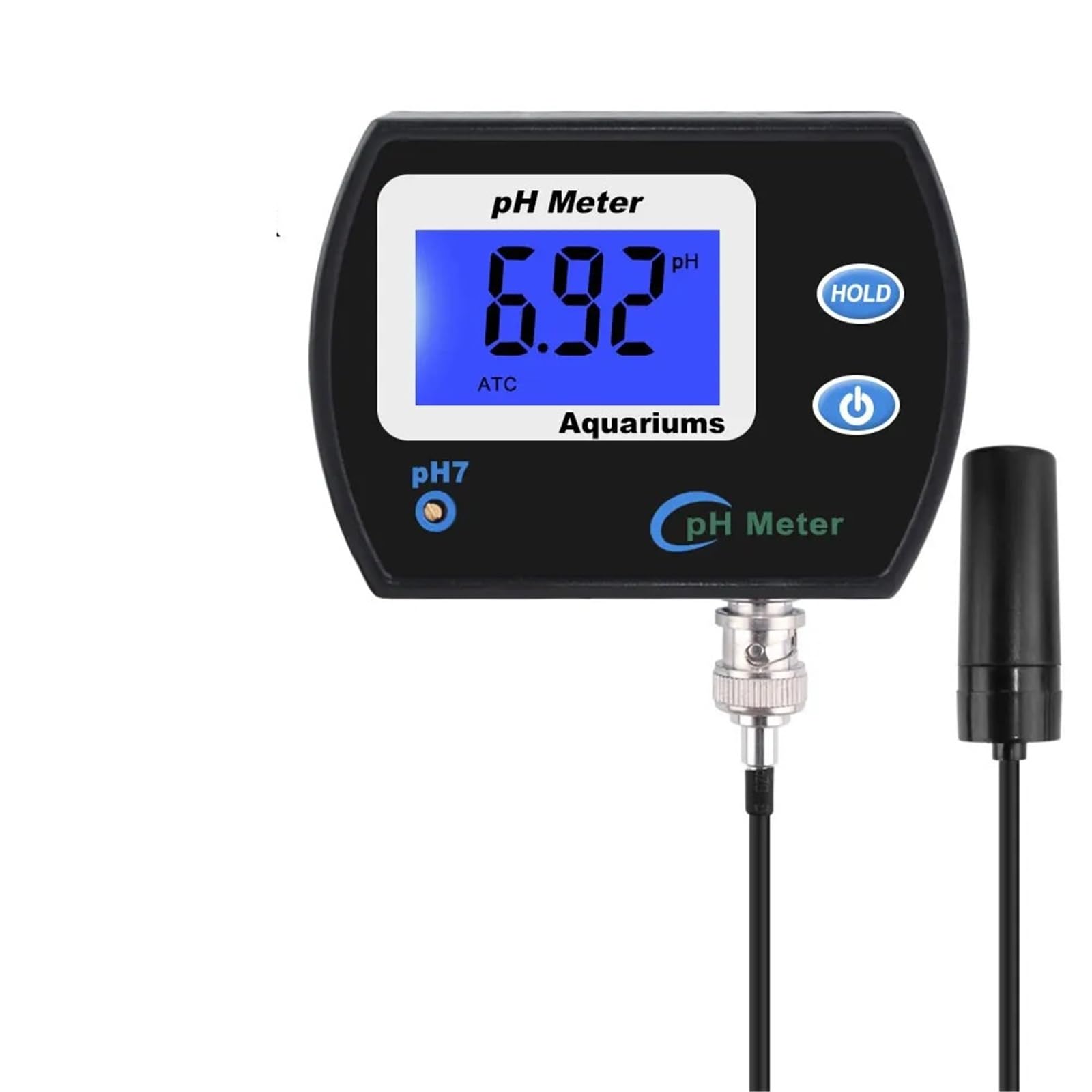 Misuratore PH, Misuratore di pH portatile, penna digitale precisa PH-990, tascabile, for acquario, vino, urina, test del pH LCD con ampio schermo
