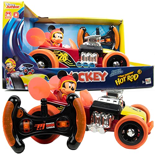 Coche Disney Mickey Super Charged Hot Rod RC