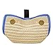 PET Artist Jute/Linen Bite Wedge Bite Pillow 2 Handle with 1 Loop Tug Toy 14