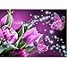 Produktbild Fanxing 5D Diamond Painting 5D Diamant Malerei Blumen Diamant stickerei Rhinestone Pasted Gemälde Kreuzstich DIY Cross Stitch Kreuzstich Wohnkultur (D:30X40cm)