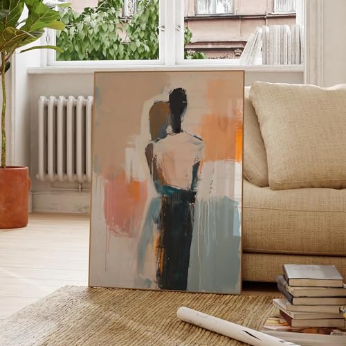 Tableau abstrait moderne imprimé sur toile, décoration murale pour salon chic et chambre
