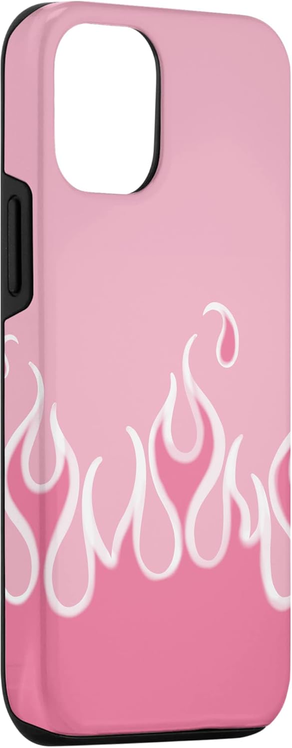 iPhone 13 McBling Aesthetic Pink Flames 2000's Y2K Trashy Bimbo Case