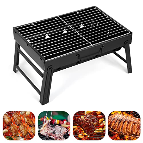 Barbecue-Grill-Charcoal-Grill-Folding-Portable-Lightweight-Barbecue-Grill-Tools-for-Outdoor-Grilling-Cooking-Camping-Hiking-Picnics-Tailgating-Backpacking-Party-Medium