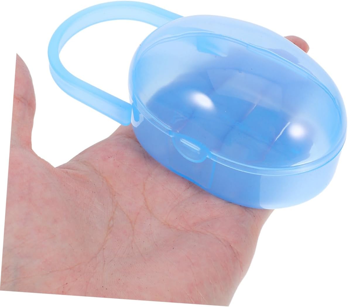 Milisten 10pcs Portable Pacifier Holder Case Stylish Storage Container for Pacifiers Gender Neutral Design for Diaper Bags Travel Essentials