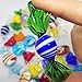 Iceyon Vintage Murano Glass Candy Ornaments Cute Sweets with Ring for Wedding Christmas Tree Party Decoration Pack of 20