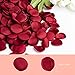 400 PCS Silk Rose Petals Burgundy Red Flower Petals for Romantic Night, Weddings Aisle Centerpieces, Table, Party, Home Decoration, Romantic Night Decoration,Valentine's Day Decoration