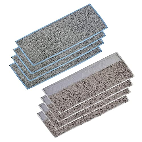 accesorios para robots aspiradores 4 almohadillas húmedas 4 Almohadillas secas Lavables y reutilizables Pads Pads Ajuste para Irobot Fit para Braava Jet M6 (6110) Robot MOP piezas de aspiradora