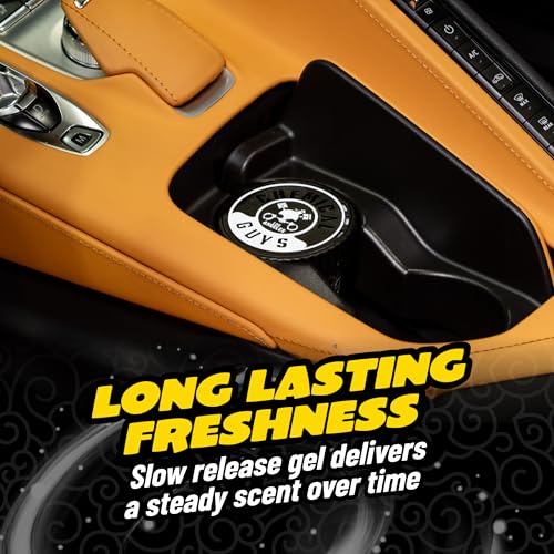 Image of Chemical Guys, Black Frost Scent Gel Can Air Freshener, Vent Control, 3 Pk