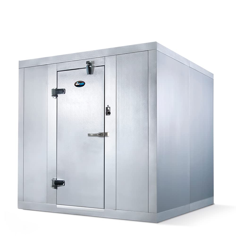 QF101077**FBRM Indoor Walk-In Freezer 9'9"W x 9'9"L x 7'7"H Remote Refrigeration by AmeriKooler – Commercial Grade