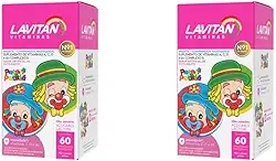 Lavitan Kids Vitamina Sabor Tutti-Frutti 60 Comp. 2 uni Mastigáveis Cimed