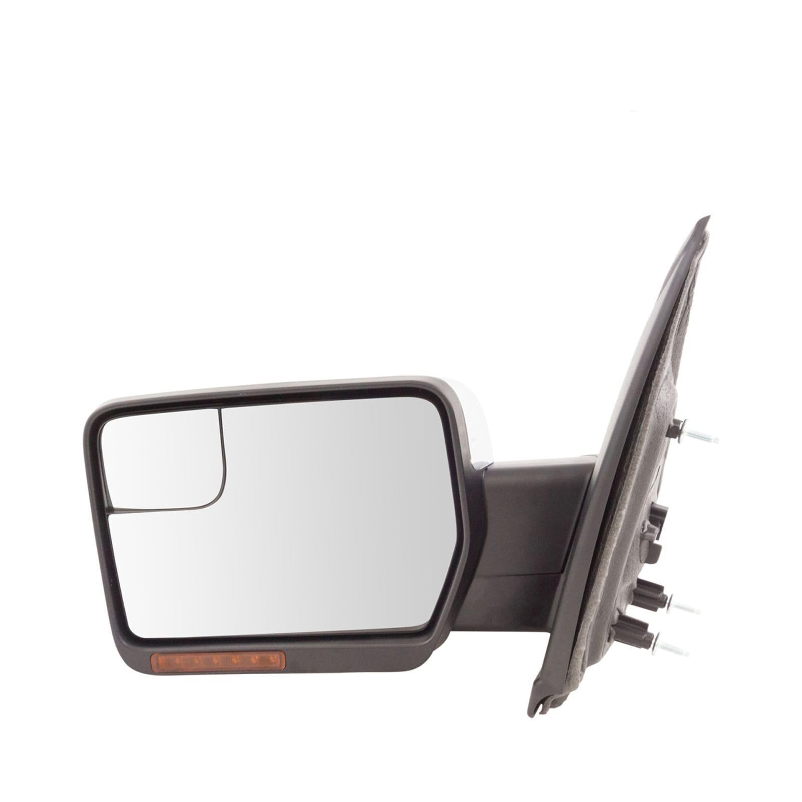 Amazon.com: Tbzieoc 1pc Left Driver Side Chrome Black Power Heated  