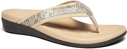 Vista 44 de Sandalias ortopédicas para mujeres, sandalias de fascitis plantar para pies planos con soporte de arco estilo pata de gallo, sandalias para caminar