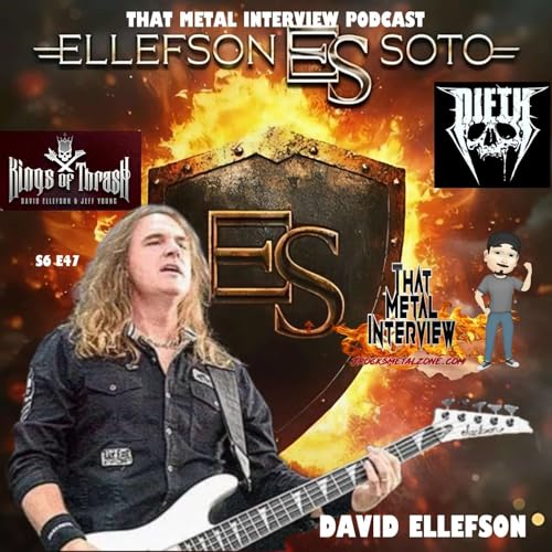 new chat w/ David Ellefson of ELLEFSON/SOTO, KINGS OF THRASH & DIETH S6 E 47 Podcast Por arte de portada