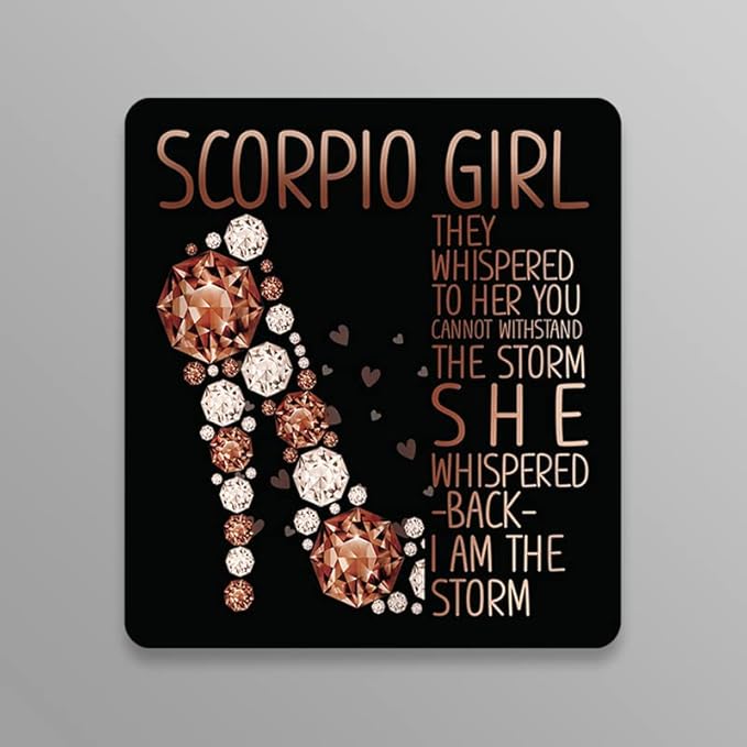Scorpio Girl | I Am The Storm | Zodiak Sign |Great Gift Idea|Decal Sticker|2 Pack|5 Inch Stickers|FBAS10926