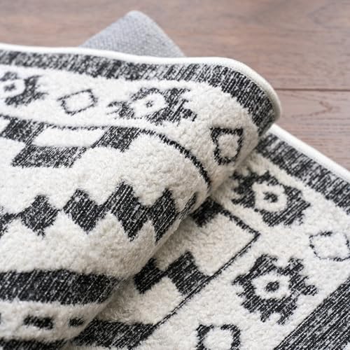 Tapete Decorativo Lavable Estilo Boho 2x3 Pies miniatura 2