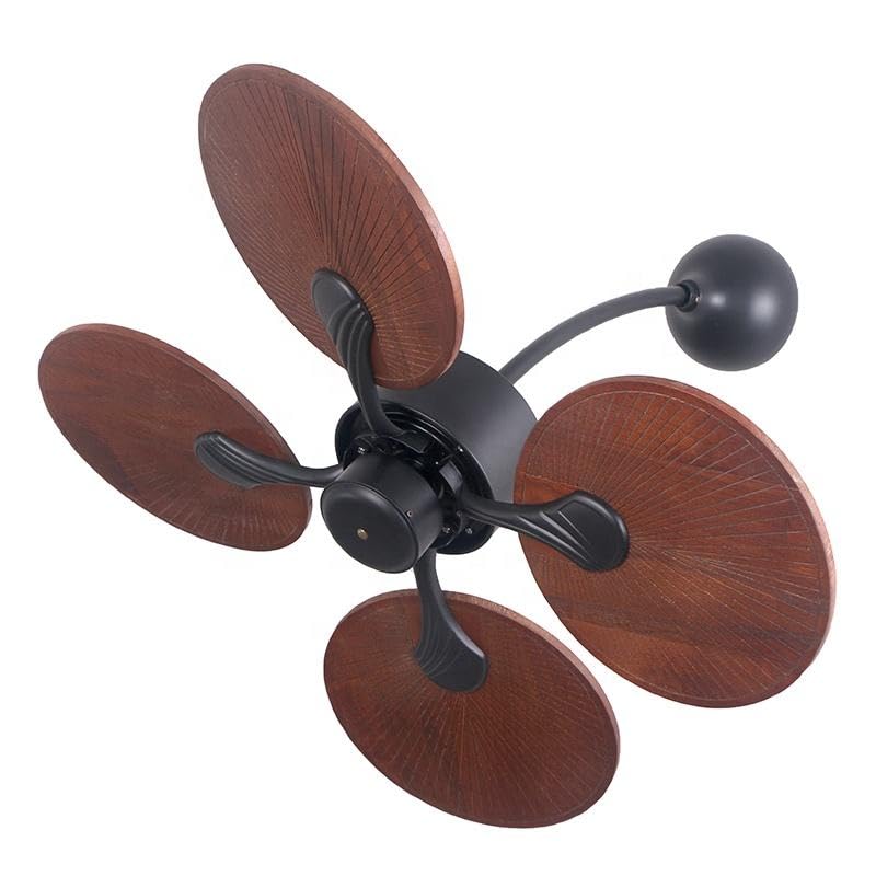 oltao Finn 34" Wall Fan With BLDC Motor, Reverse Air Flow For Summer winter mode, Wooden Blades, Remote (Dark Wooden, Wall Mount)-image-12