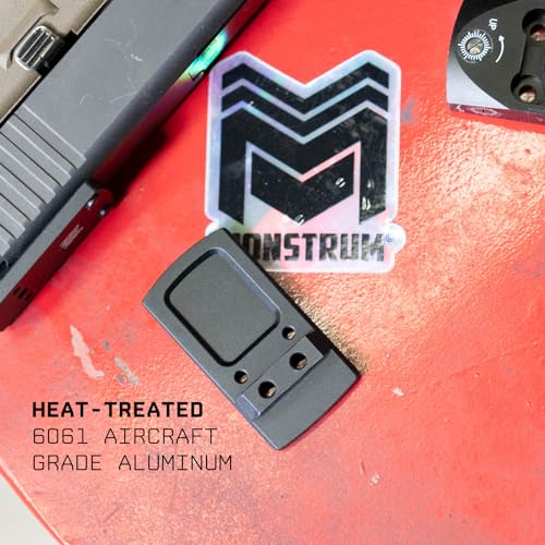 Monstrum Dovetail Red Dot Mounting Plate for Glock Pistols | for Non-MOS Version Glock 17 19 20 21 22 23 34 35 40 41 45 47 | Compatible with Holosun RMSc/407k/507k/K Footprint Red Dots by Monstrum - Image 7