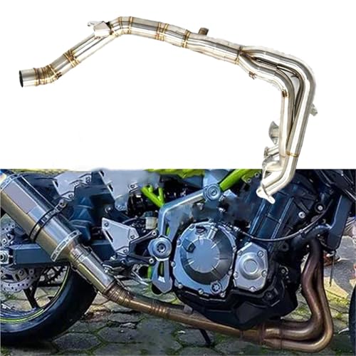 Pot d'échappement Kawasaki Z900 2017-2024 tube de rechange moto argent