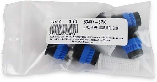 Miniatura 2 de Toro 53467 5-Pack, 570 Series MPR+ boquilla completa de 10 pies, azul