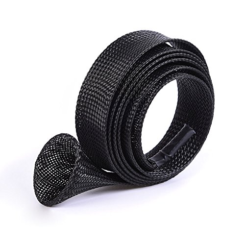 Bolsa protectora para cañas de pescar, de Cutogain. De malla. Protege cañas de pescar spinning, negro