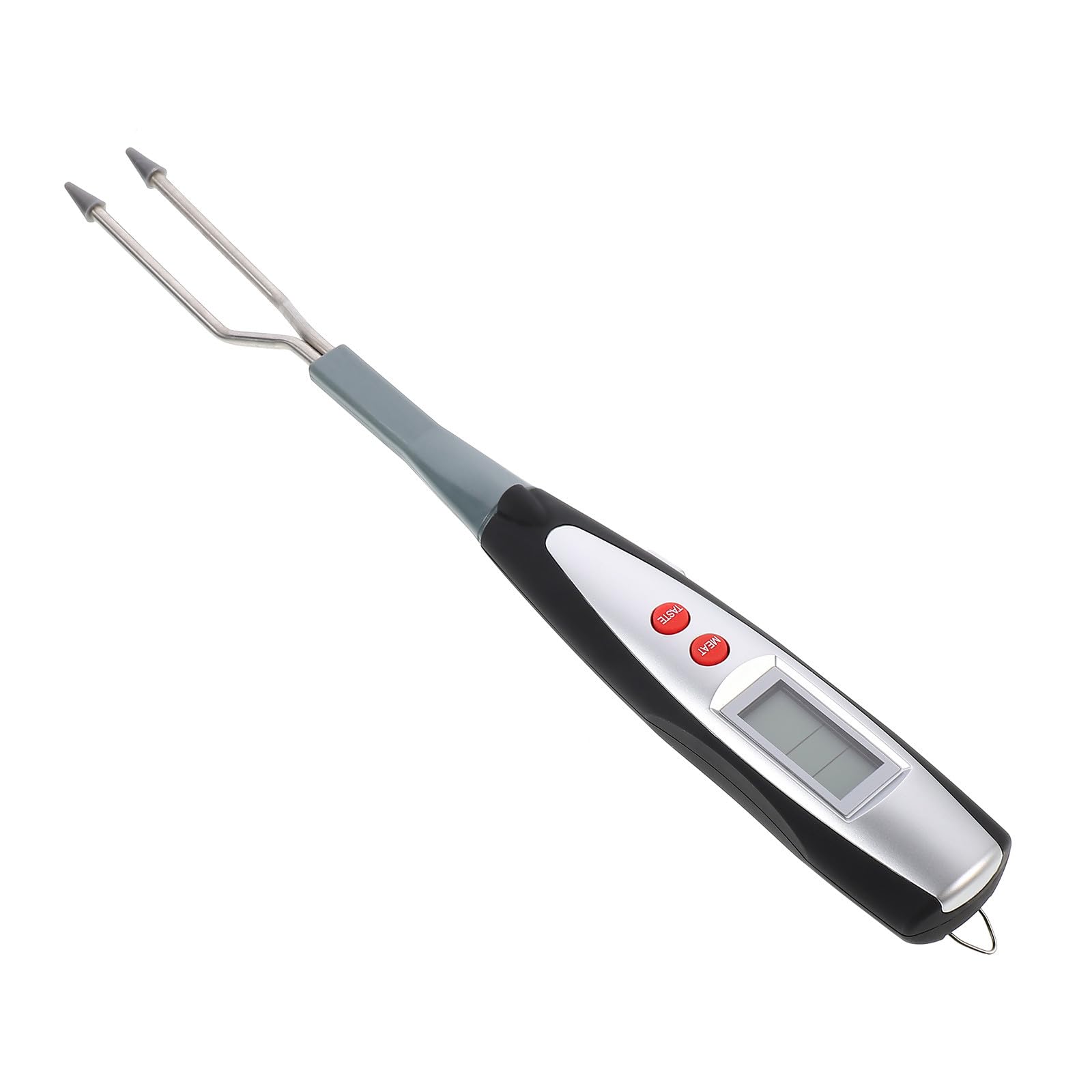 BETOOKY Tenedor de Parrilla Termómetro de Cocina Digital para Carne, Acero Inoxidable y Mango Largo para Seguridad en Grill y Cocina