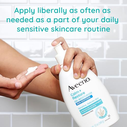 Aveeno Calm + Restore Body Moisturizer Gel For Sensitive Skin thumb #3