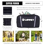 Hands Free Dog Leash, Waist Running Leash with Zipper, Walking Pouch for Medium Large Dogs, Dual Handle and Retractable Bungee for Training Jogging Hiking - Image 6