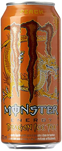 Monster Energy Dragon Ice Tea Peach Bevanda Energetica Brasiliana alla Pesca